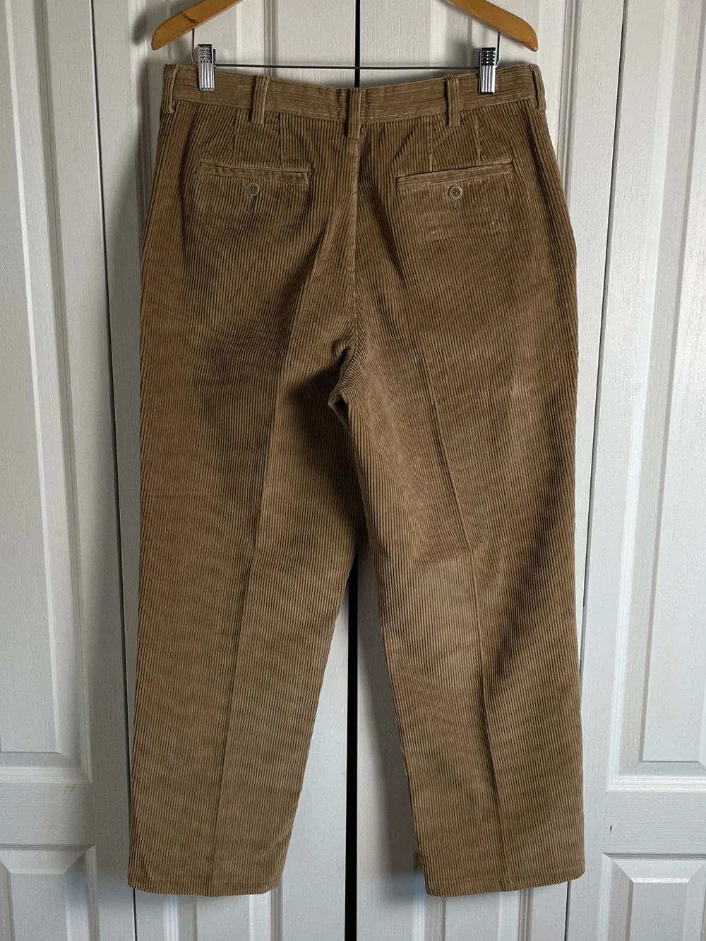 Savane Corduroy Pants Men’s 34x32 Brown Pecan Straight Relaxed Casual Preppy